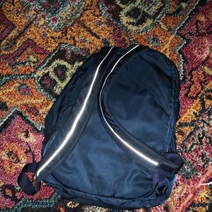 dark blue lulu backpack